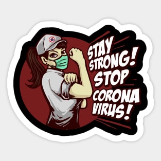 coronavirus Sticker